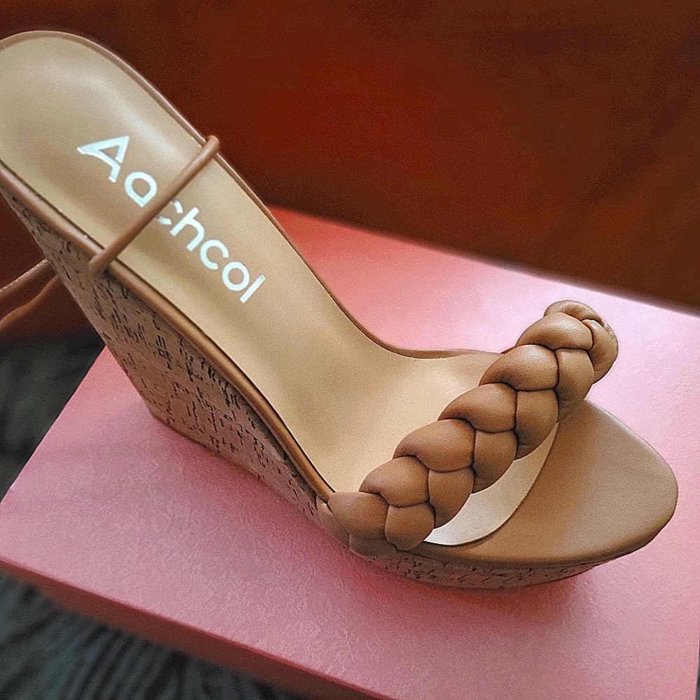 ❗️🎉❗️🎉Women Platform Wedge Sandals Ankle Strap  open toe